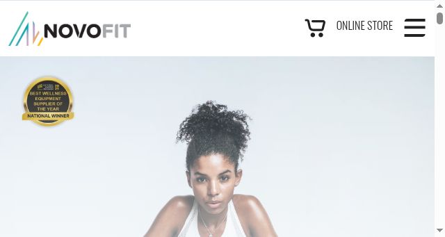 Screenshot of novofit.com.au