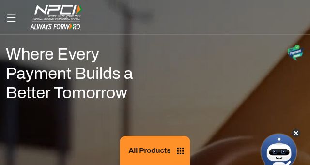 Screenshot of npci.org.in