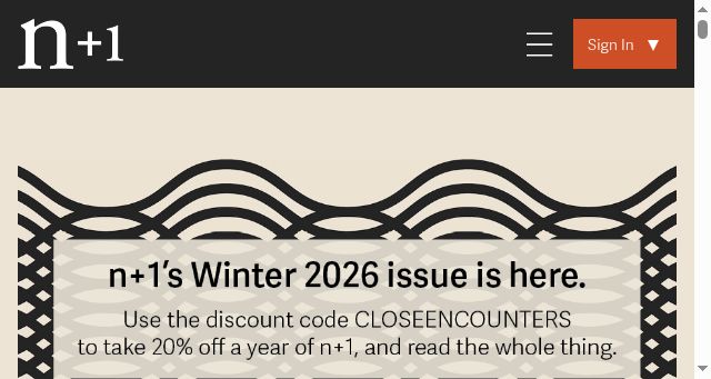 Screenshot of nplusonemag.com