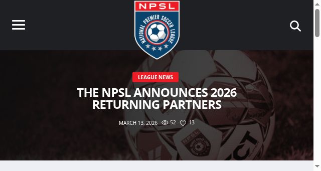 Screenshot of npsl.com