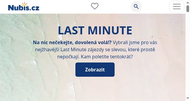 Screenshot of nubis.cz