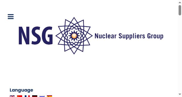 Screenshot of nuclearsuppliersgroup.org