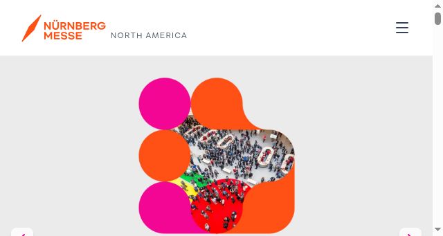 Screenshot of nuernbergmesse-north-america.com