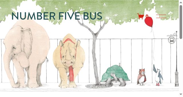 Screenshot of numberfivebus.com