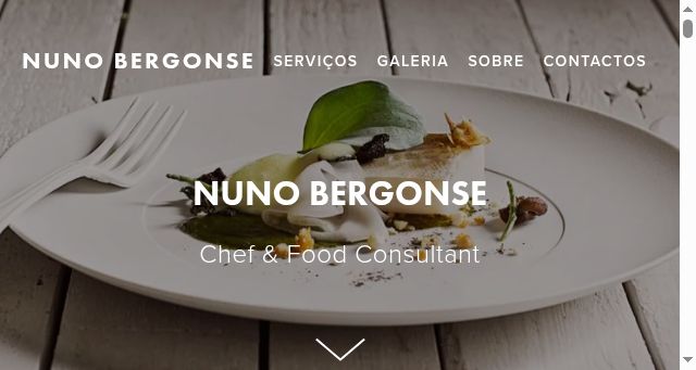 Screenshot of nunobergonse.com