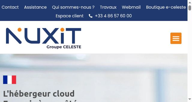 Screenshot of nuxit.com