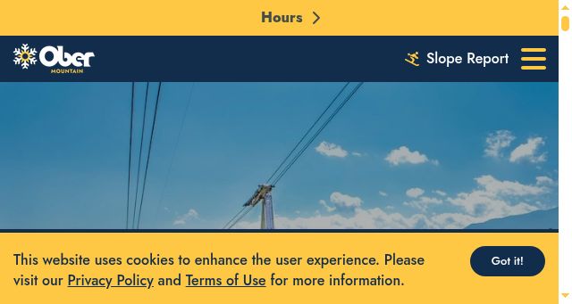 Screenshot of obermountain.com