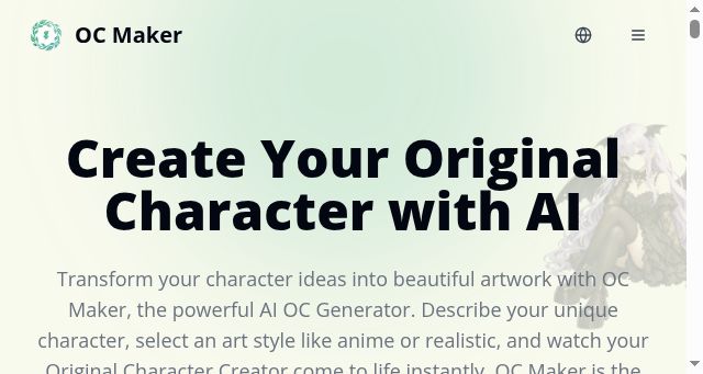 Screenshot of oc-maker.org