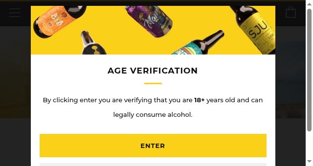 Screenshot of oceanlabbrewery.com