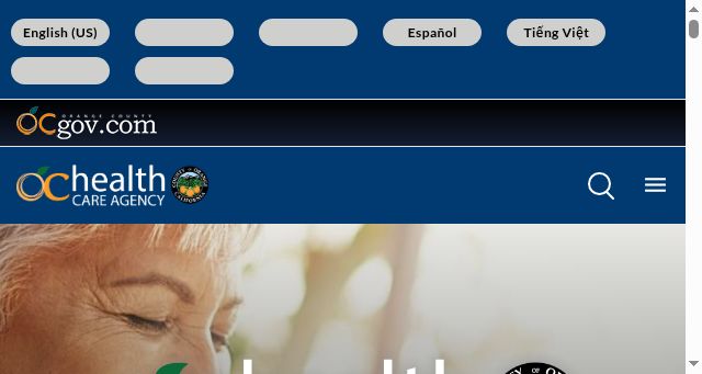 Screenshot of ochealthinfo.com