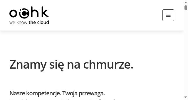 Screenshot of ochk.cloud