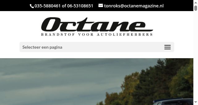Screenshot of octanemagazine.nl