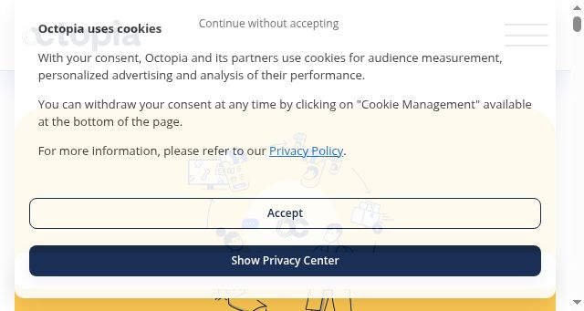 Screenshot of octopia.com