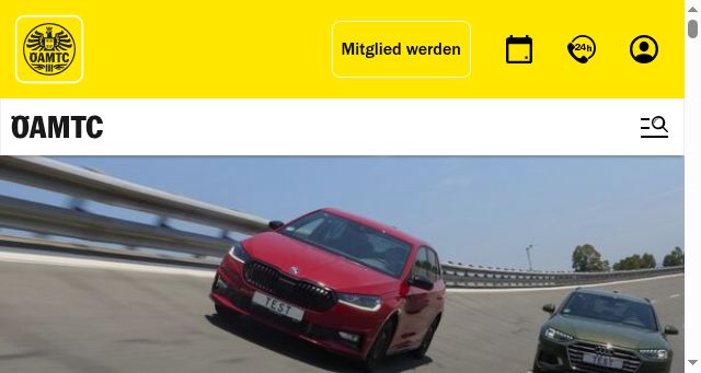 Screenshot of oeamtc.at