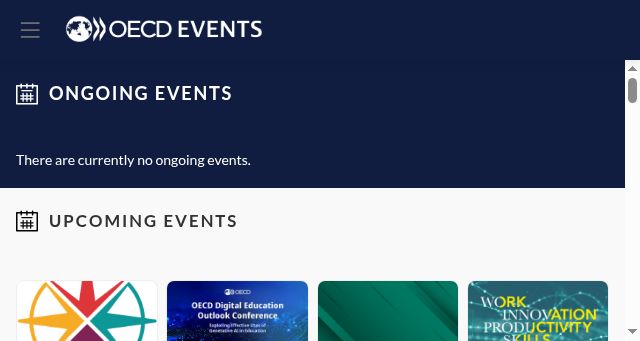 Screenshot of oecd-events.org