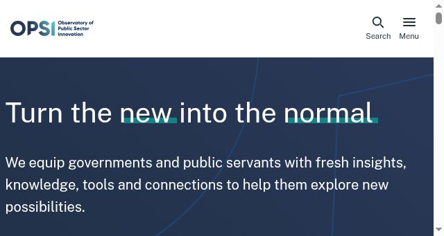 Screenshot of oecd-opsi.org