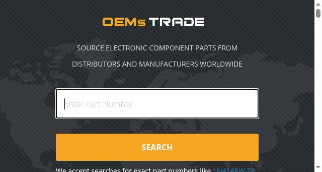 Screenshot of oemstrade.com
