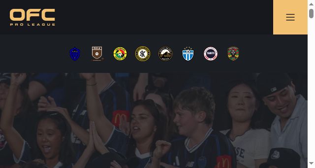 Screenshot of ofcproleague.com