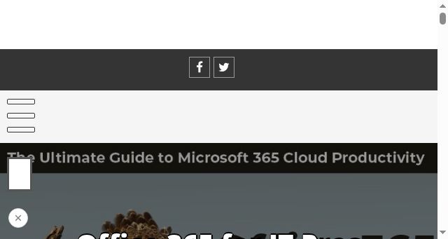 Screenshot of office365itpros.com