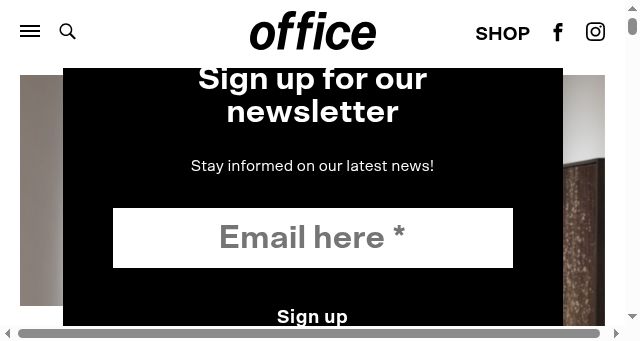 Screenshot of officemagazine.net
