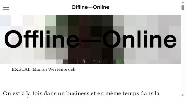 Screenshot of offline-online.ch