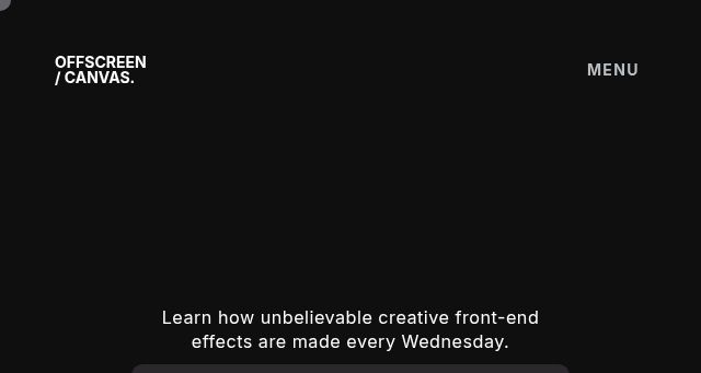 Screenshot of offscreencanvas.com