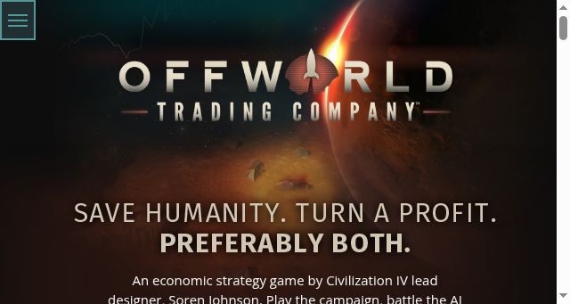 Screenshot of offworldgame.com
