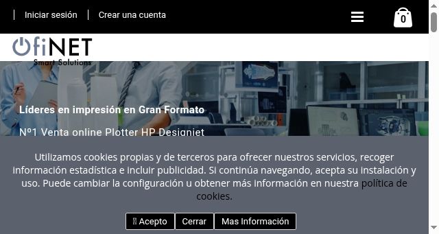 Screenshot of ofinet.es