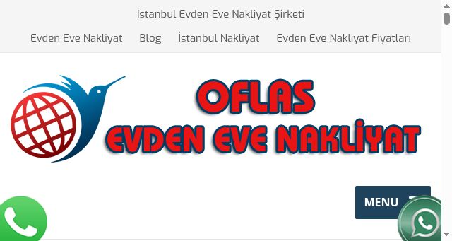 Screenshot of oflasevdenevenakliyat.com