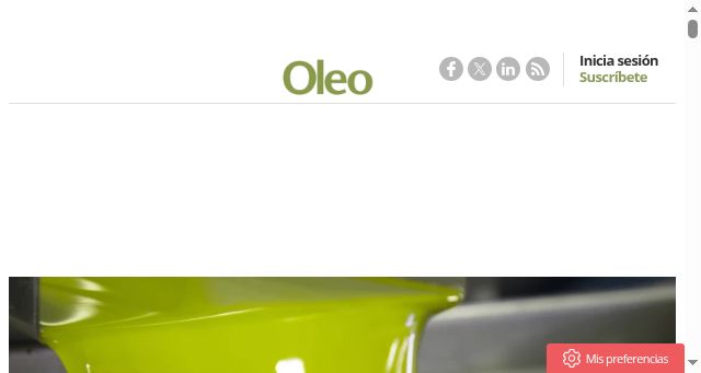 Screenshot of oleorevista.com