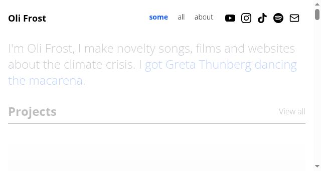Screenshot of olifro.st