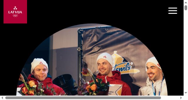 Screenshot of olimpiade.lv