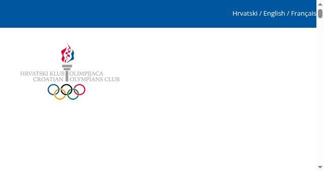 Screenshot of olimpijci.hr