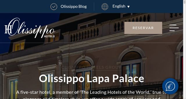 Screenshot of olissippohotels.com