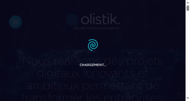Screenshot of olistik.fr