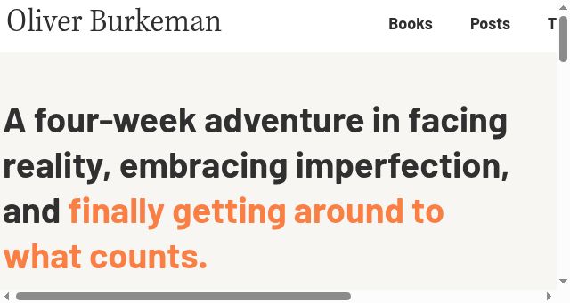 Screenshot of oliverburkeman.com
