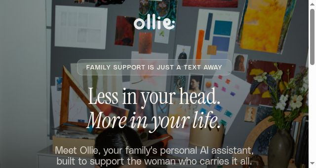 Screenshot of ollie.ai