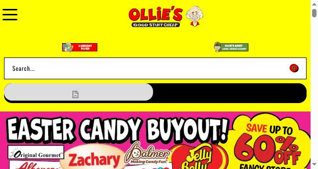 Screenshot of ollies.com