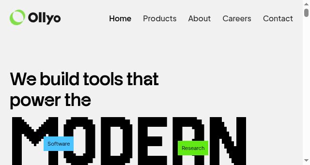Screenshot of ollyo.com