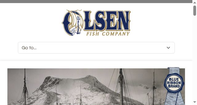 Screenshot of olsenfish.com
