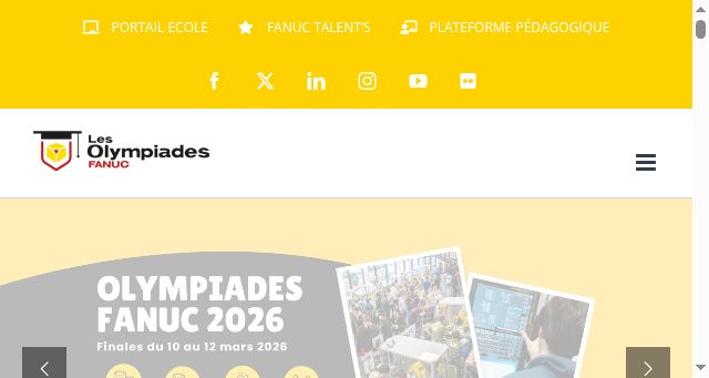 Screenshot of olympiades-fanuc.com