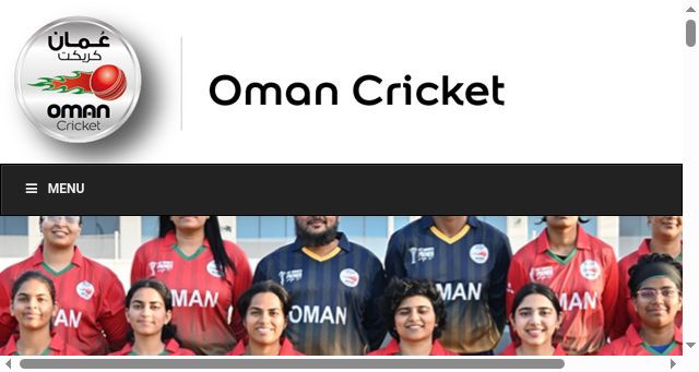 Screenshot of omancricket.org