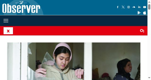 Screenshot of omanobserver.om