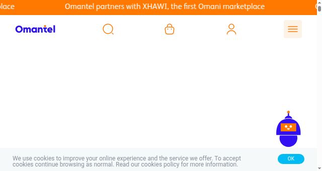 Screenshot of omantel.om