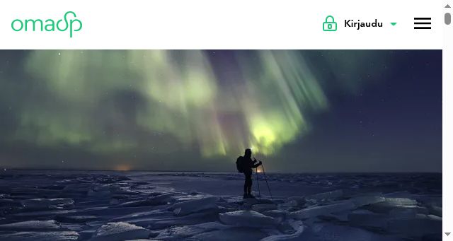 Screenshot of omasp.fi