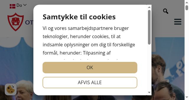 Screenshot of omfonden.dk