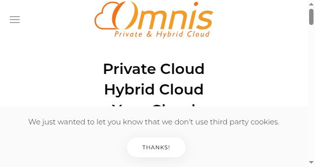 Screenshot of omniscloud.eu