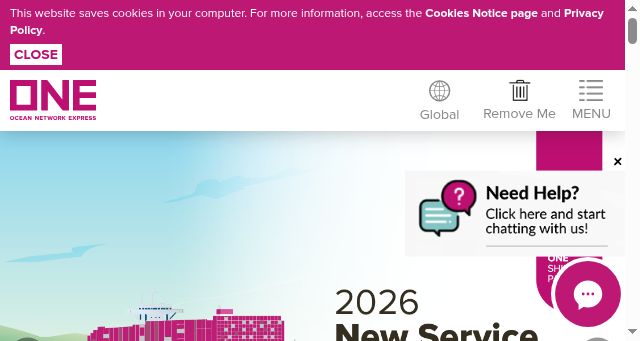 Screenshot of one-line.com