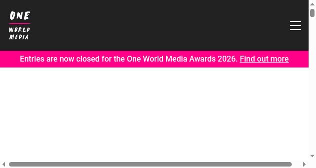 Screenshot of oneworldmedia.org.uk