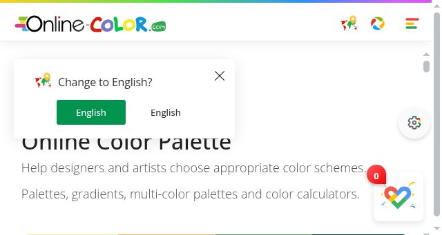 Screenshot of online-color.com